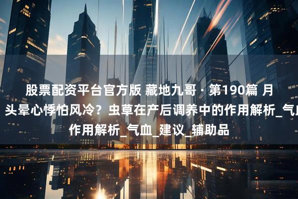 股票配资平台官方版 藏地九哥 · 第190篇 月子坐完人还虚、头晕心悸怕风冷？虫草在产后调养中的作用解析_气血_建议_辅助品